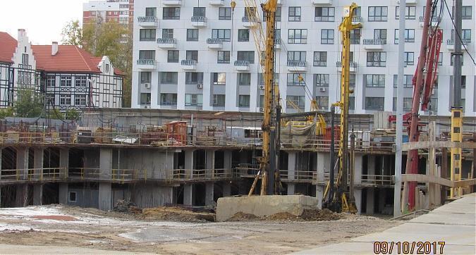 ЖК Wellton Park (Велтон Парк), 11 корпус - монолитные работы, вид со двора, фото 1 Квартирный контроль