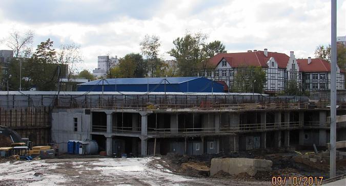 ЖК Wellton Park (Велтон Парк), 11 корпус - монолитные работы, вид со двора, фото 2 Квартирный контроль