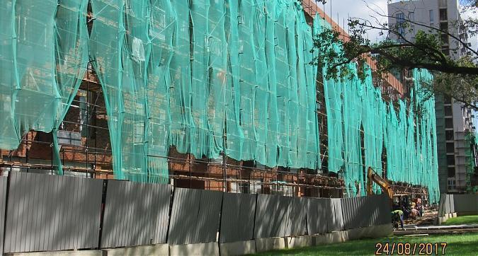 ЖК Резиденции композиторов (AFI residence Павелецкая), облицовочные работы - вид со стороны Павелецкой набережной, фото 5 Квартирный контроль