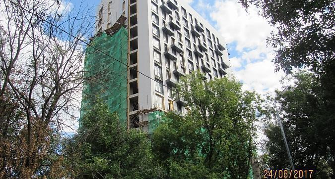 ЖК Резиденции композиторов (AFI residence Павелецкая), облицовочные работы - вид со стороны Павелецкой набережной, фото 8 Квартирный контроль