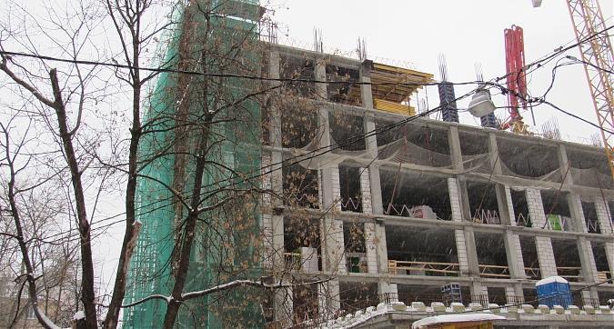 Вид с Даева переулка на комплекс апартаментов Дом на Сретенке Квартирный контроль