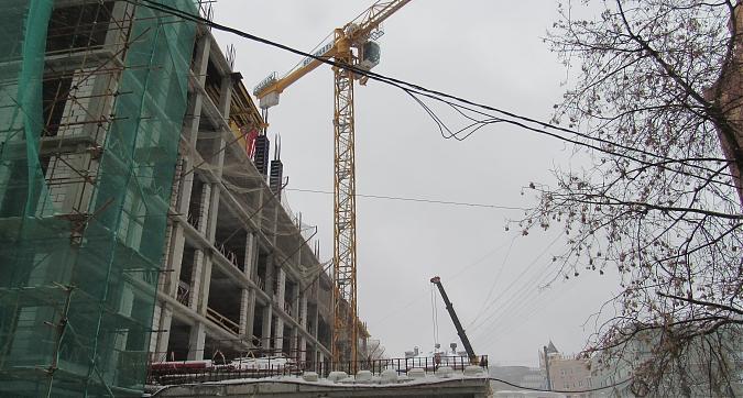 Вид с Даева переулка на комплекс апартаментов Дом на Сретенке Квартирный контроль