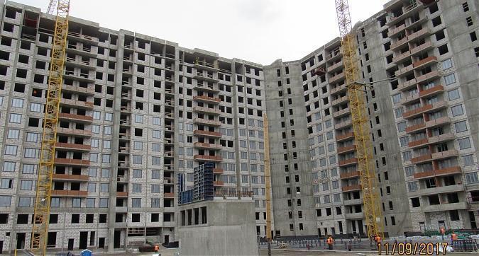 ЖК Прайм тайм, возведение перегородок и фасадные работы - вид с улицы Викторенко, фото 5 Квартирный контроль