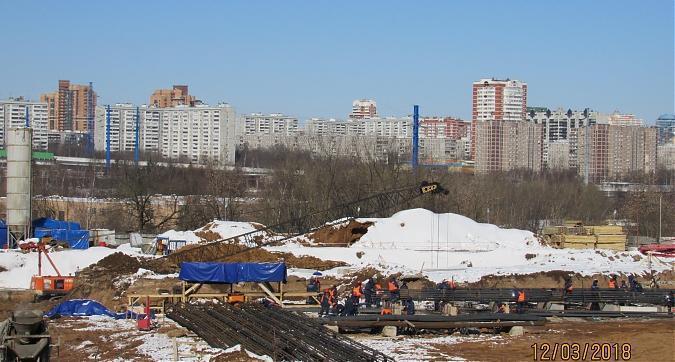 ЖК Небо (Мичуринский проспект, 56), котлованные работы - вид со стороны Мичуринского проспекта, фото 1 Квартирный контроль