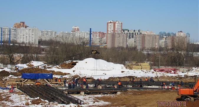 ЖК Небо (Мичуринский проспект, 56), котлованные работы - вид со стороны Мичуринского проспекта, фото 3 Квартирный контроль