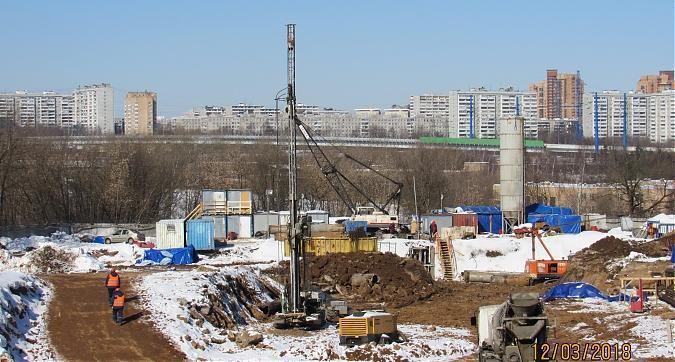 ЖК Небо (Мичуринский проспект, 56), котлованные работы - вид со стороны Мичуринского проспекта, фото 4 Квартирный контроль