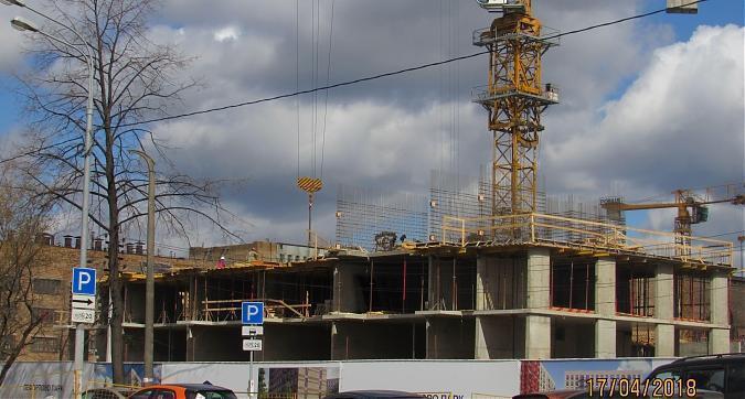 ЖК Лефортово Парк, 6-й корпус - монолитные работы, вид с проезда Завода Серп и Молот, фото 1 Квартирный контроль