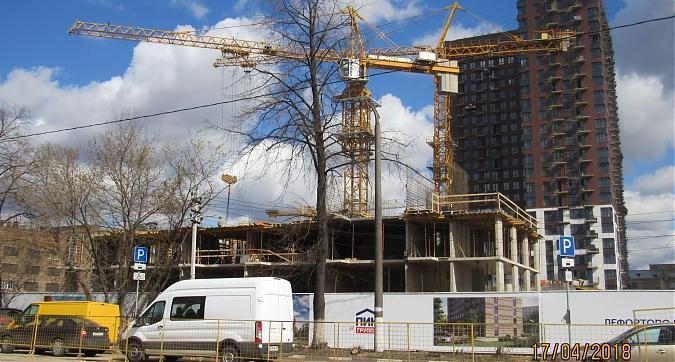 ЖК Лефортово Парк, 6-й корпус - монолитные работы, вид с проезда Завода Серп и Молот, фото 2 Квартирный контроль