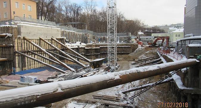 ЖК NV 9 ARTKVARTAL (НВ 9 АРТКВАРТАЛ), котлованные работы - вид с Большого Николоворобинского переулка, фото 4 Квартирный контроль