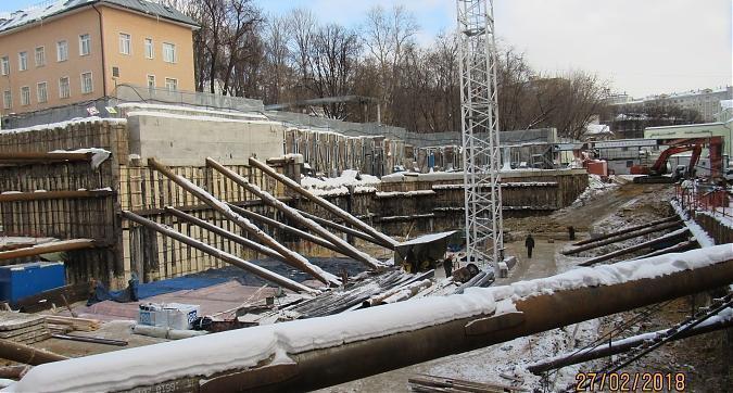 ЖК NV 9 ARTKVARTAL (НВ 9 АРТКВАРТАЛ), котлованные работы - вид с Большого Николоворобинского переулка, фото 6 Квартирный контроль