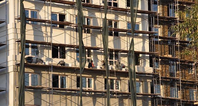 ЖК Государев дом, корпус 48, фасадные работы, вид с южной стороны Квартирный контроль