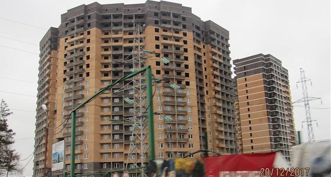 ЖК Новоград Павлино, 29-й корпус, ведутся отделочные работы, возведение наружных стен, вид с улицы Люберецкая, фото 2 Квартирный контроль