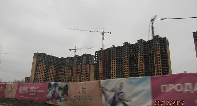 ЖК Новоград Павлино, 26-й и 27-й корпуса, ведутся отделочные работы, возведение наружных стен, вид с улицы Люберецкая, фото 2 Квартирный контроль