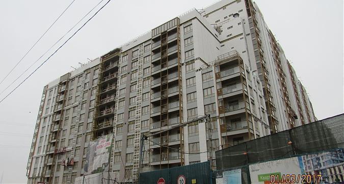 ЖК Life-Ботанический сад - вид с проезда Серебрякова на 5-й корпус Квартирный контроль