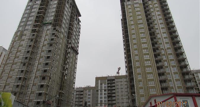 ЖК Life-Ботанический сад - вид с проезда Серебрякова на 4-й и 6-й корпуса Квартирный контроль