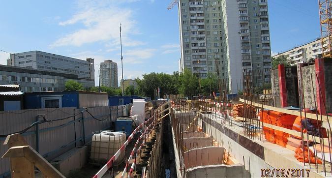 ЖК Дом на Сходненской - вид с улицы Фабрициуса на строительство 1-й секции Квартирный контроль