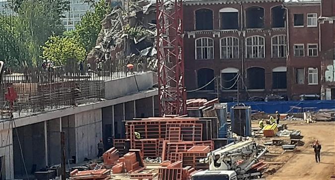 ЖК КутузовGRAD II (КутузовГрад II), строительная площадка, вид со 2-го пер. Петра Алексеева, фото - 7 Квартирный контроль