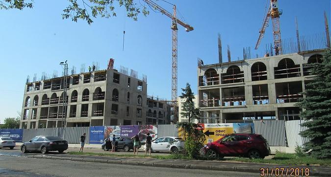 ЖК Серебряный парк (Паршина, 10) - монолитные работы, вид с улицы Паршина, фото 7 Квартирный контроль