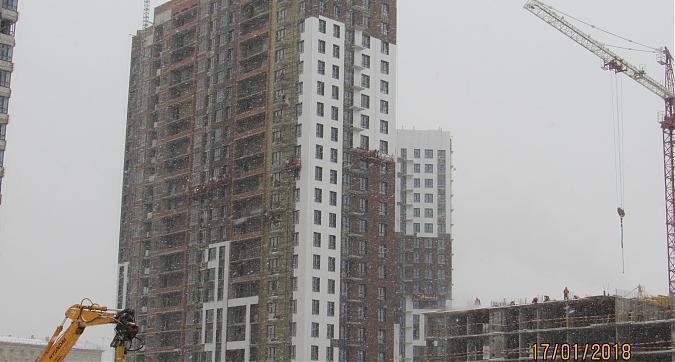 ЖК Петр 1 - фасадные работы, вид с проезда Завода Серп и Молот, фото 3 Квартирный контроль