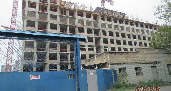 ЖК Западный порт, монолитные работы - вид со стороны Заречной улицы, фото 1 Квартирный контроль