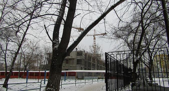 ЖК Сердце Одинцово - вид на строящийся жилой комплекс со стороны 1-й Вокзальной улицы Квартирный контроль