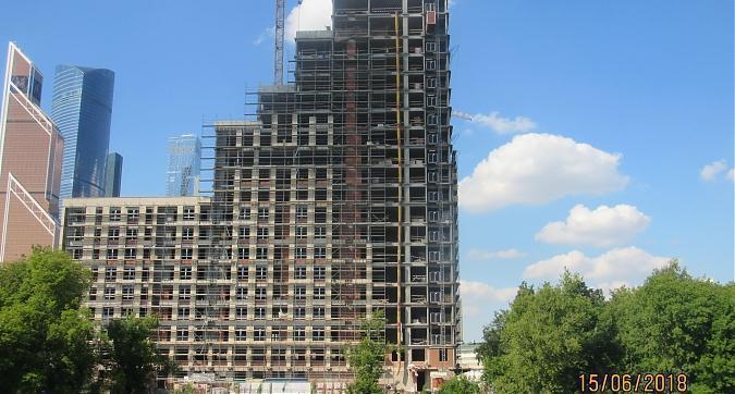 ЖК CITY PARK (Сити парк), корпус 4 - монолитные работы, вид с Мантулинской улицы Квартирный контроль