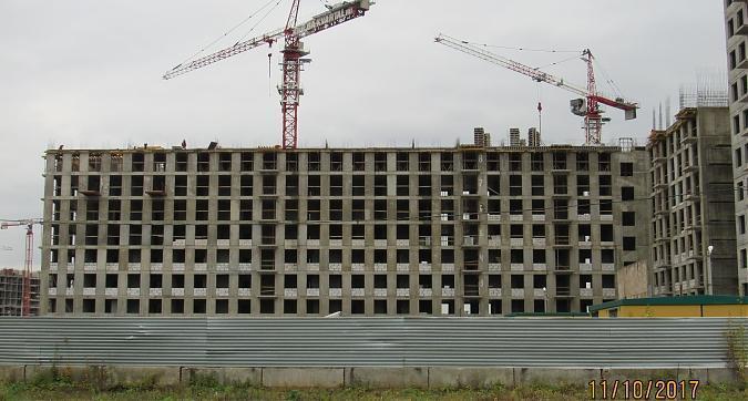 ЖК Легендарный квартал на Березовой аллее (ЖК Березовая Аллея), 3-й корпус, монолитные работы - вид с Сельскохозяйственной улицы, фото 1 Квартирный контроль