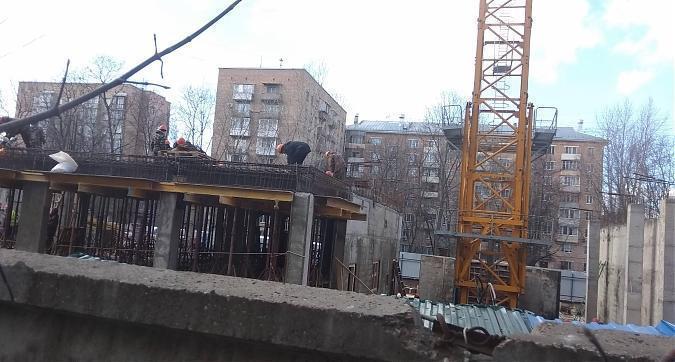 ЖК Счастье на Соколе (Дом на Усиевича), монолитные работы, корпус 1, вид с ул. Усиевича, фото - 2 Квартирный контроль