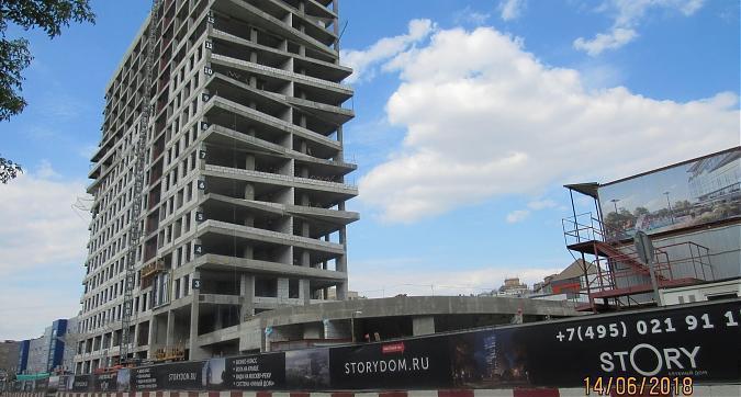 ЖК Story (Стори), монолитные работы - вид с 3-го Автозаводского проезда, фото 7 Квартирный контроль