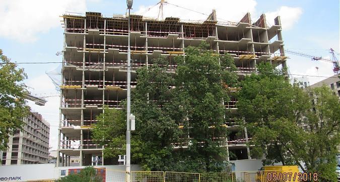 ЖК Лефортово Парк, 6-й корпус - монолитные работы, вид с проезда Завода Серп и Молот Квартирный контроль