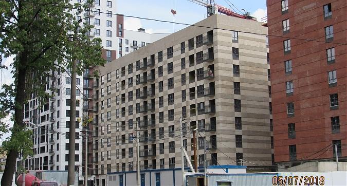 ЖК Лефортово Парк, 8-й корпус - монолитные работы, вид с проезда Завода Серп и Молот Квартирный контроль