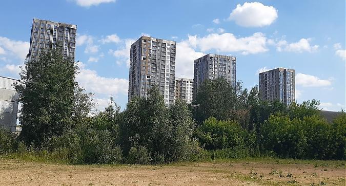 ЖК Лесопарковый, общий вид на корпуса 1, 2, 3, 4, вид со стороны метро Лесопарковая, фото - 1 Квартирный контроль