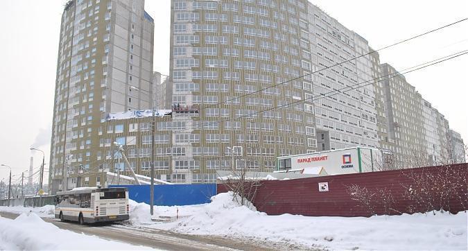 ЖК Парад Планет -вид с улицы Академика Легостаева Квартирный контроль