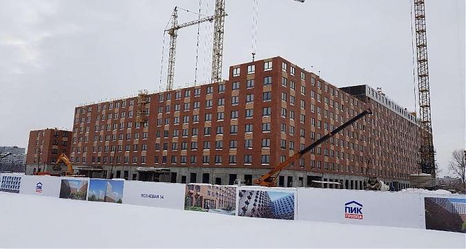 ЖК Ясеневая 14 - монтаж 10 этажа западного крыла Блока 1 Квартирный контроль