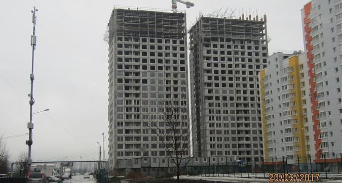 Жилой район Новокуркино - вид на корпуса 1 и 2 со стороны улицы Марии Рубцовой Квартирный контроль