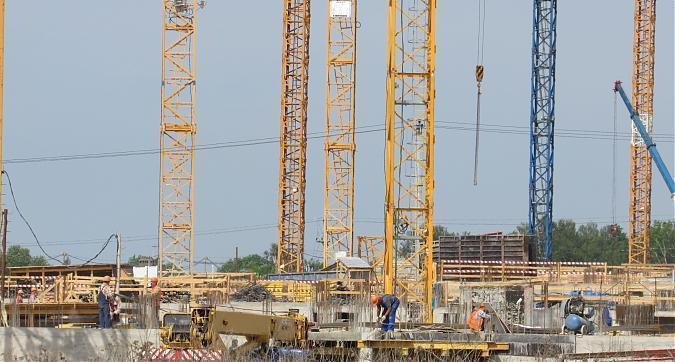 ЖК Цветочные Поляны, строительная площадка, вид со стороны д. Староселье, фото - 2 Квартирный контроль