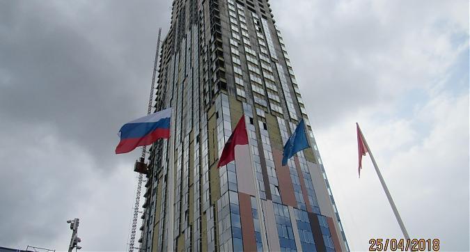 ЖК Маяковский, фасадные работы - вид с Головинского шоссе, фото 4 Квартирный контроль