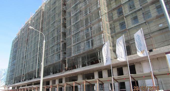 ЖК Янтарь-Apartments (Комплекс апартаментов Янтарь-Apartments), фасадные работы - вид с Левобережной улицы, фото 3 Квартирный контроль