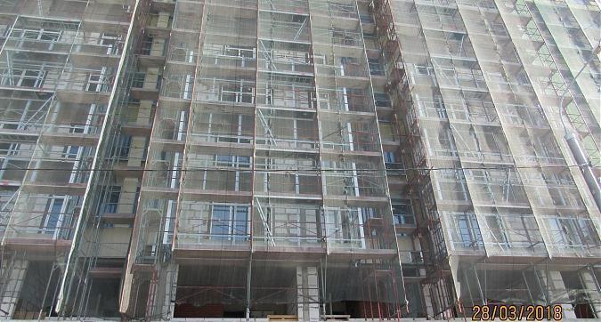 ЖК Янтарь-Apartments (Комплекс апартаментов Янтарь-Apartments), фасадные работы - вид с Левобережной улицы, фото 5 Квартирный контроль
