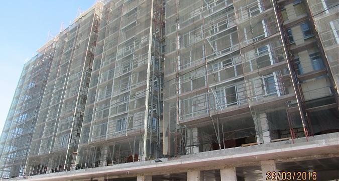 ЖК Янтарь-Apartments (Комплекс апартаментов Янтарь-Apartments), фасадные работы - вид с Левобережной улицы, фото 6 Квартирный контроль