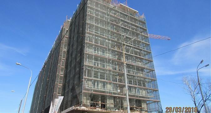 ЖК Янтарь-Apartments (Комплекс апартаментов Янтарь-Apartments), фасадные работы - вид с Левобережной улицы, фото 7 Квартирный контроль
