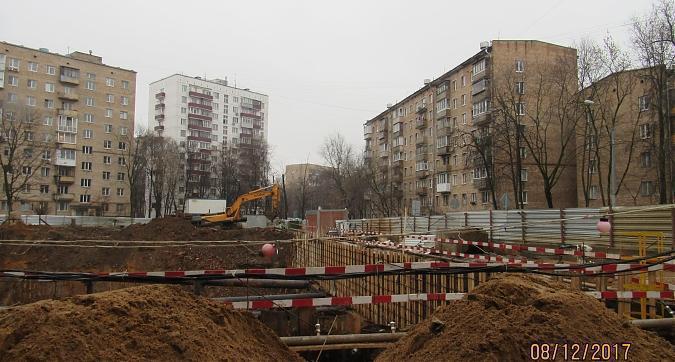 ЖК Васнецов Дом. Лидер на Масловке, котлованные работы - вид с улицы Мишина, фото 1 Квартирный контроль