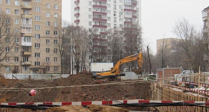 ЖК Васнецов Дом. Лидер на Масловке, котлованные работы - вид с улицы Мишина, фото 2 Квартирный контроль