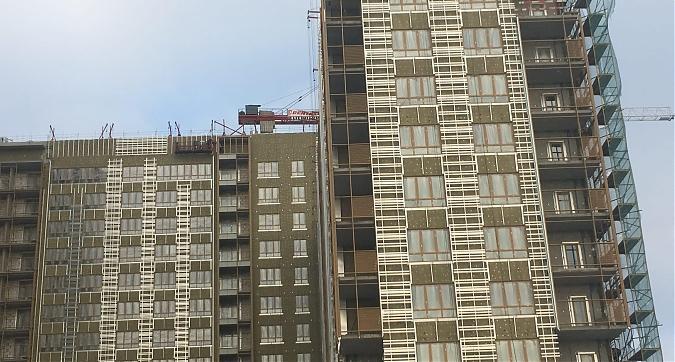 Вид с Серебрякова проезда на жилой комплекс Life-Ботанический сад Квартирный контроль
