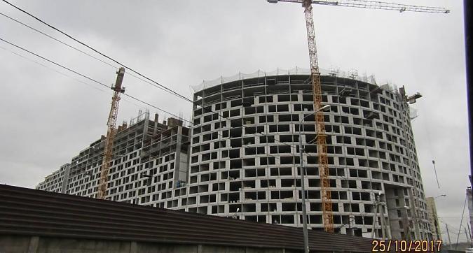ЖК Парад Планет - вид на строящийся комплекс со стороны улицы Академика Легостаева Квартирный контроль