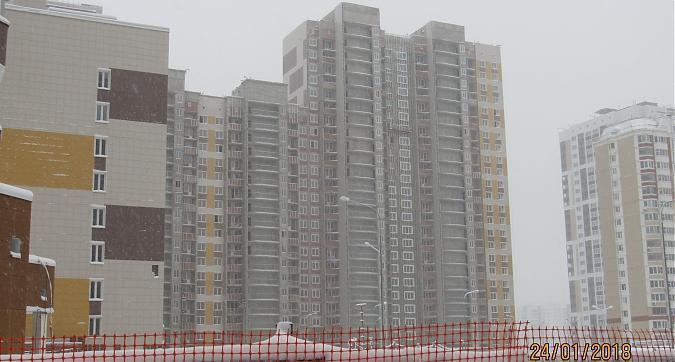 ЖК Новокосино 2, 13-й корпус, фасадные работы - вид с Юбилейного проспекта, фото 1 Квартирный контроль