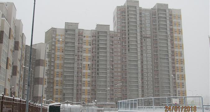 ЖК Новокосино 2, 13-й корпус, фасадные работы - вид с Юбилейного проспекта, фото 3 Квартирный контроль