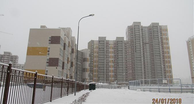 ЖК Новокосино 2, 13-й корпус, фасадные работы - вид с Юбилейного проспекта, фото 4 Квартирный контроль