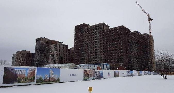 ЖК Ясный - тыльная сторона. Вид с ул. Ясенвая Квартирный контроль