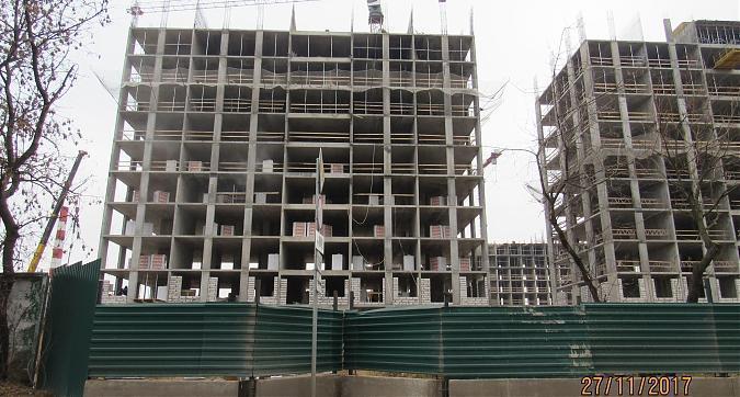 ЖК Green Park (ЖК Грин Парк), корпус 3, монолитные работы - вид с Олонецкой улицы на строительство, фото 4 Квартирный контроль